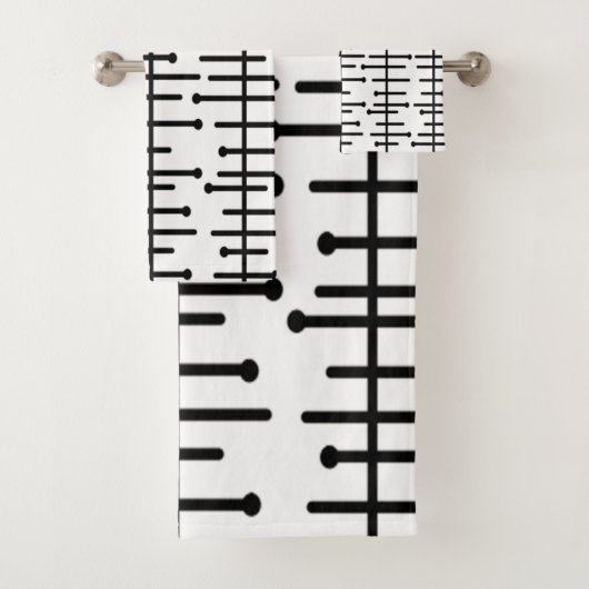 白い原子線 バスタオルセット (インサイチュ)