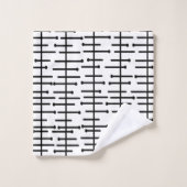 白い原子線 バスタオルセット (ウォッシュタオル)