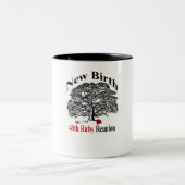 白い及びブラックコーヒーのマグ ツートーンマグカップ (中央)