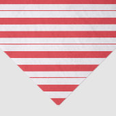 白い及び深紅のキャンディ・ケーンの対角線は縞で飾ります 薄葉紙 (詳細)