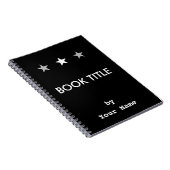 白い及び灰色あなたの本のプロジェクト-ノート--を主演します ノートブック (右側)