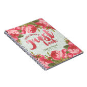 白い及び緑のレースのブライダルシャワーの来客名簿 ノートブック (右側)