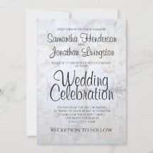 白い反射牡丹の花とハート結婚ズ