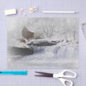 白い古い製造所10lbのティッシュペーパー 薄葉紙 (クラフト)