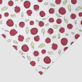 白い可愛い葉ドールスタイルのクランベリーとパン 薄葉紙 (詳細)