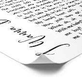 白い台本の歌で踊りたい ポスター (角)