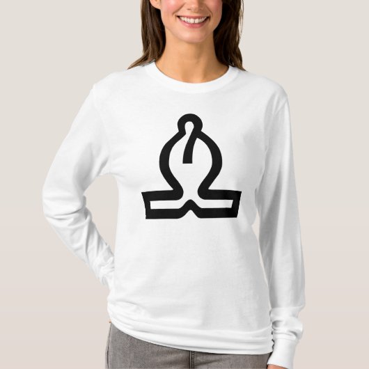 白い司教 Tシャツ (正面)