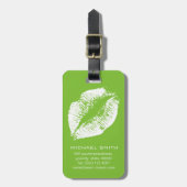 白い唇#12 ラゲッジタグ (正面縦)