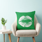 白い唇#13 クッション (椅子)