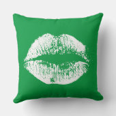 白い唇#13 クッション (裏面)