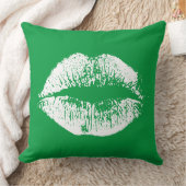 白い唇#13 クッション (ブランケット)