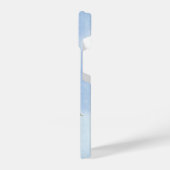 白い喉の付いたスズメのオードボンバードと花C iPhoneケース (左側面)