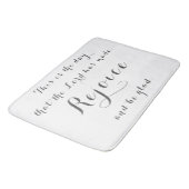 白い喜びとビー賛美ズ バスマット (アングル)