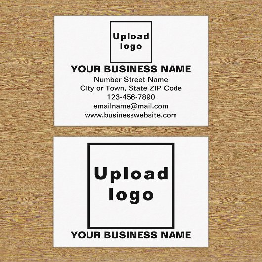 白い四角形エンクロージャカード上のビジネスブランド エンクロージャーカード