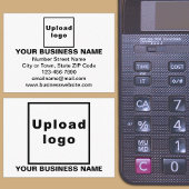 白い四角形エンクロージャカード上のビジネスブランド エンクロージャーカード