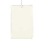 白い四角形 カーエアーフレッシュナー (正面)