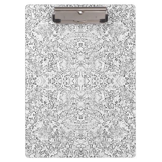 白い図形 クリップボード (正面)