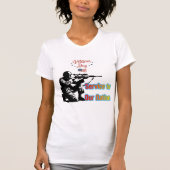 白い国への奉仕 Tシャツ (正面)