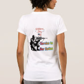 白い国への奉仕 Tシャツ (裏面)