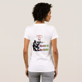 白い国への奉仕 Tシャツ (裏面フル)