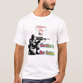 白い国への奉仕 Tシャツ (正面)