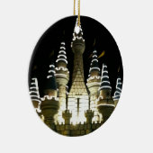 白い城のオーナメント セラミックオーナメント (右)