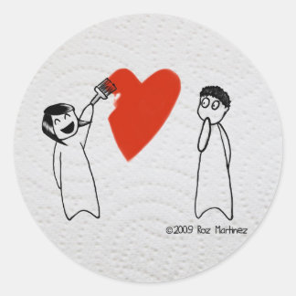 白い壁が見える ラウンドシール