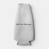 白い壁のテクスチャボトルクール ボトルクーラー (正面)