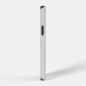 白い壁のテクスチャ(粗グランジい) iPhoneケース (右側面)