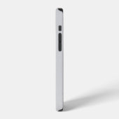 白い壁のテクスチャ(粗グランジい) iPhoneケース (左側面)