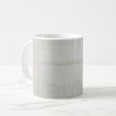 白い壁タイル コーヒーマグカップ (正面左)