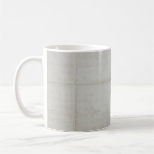 白い壁タイル コーヒーマグカップ