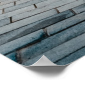 白い壁タイル ポスター (角)