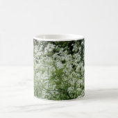 白い夏の花 コーヒーマグカップ (中央)