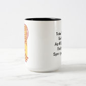 白い外観のマグカップ ツートーンマグカップ (中央)