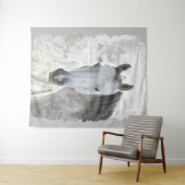 白い夢の馬 タペストリー (インサイチュ(横))