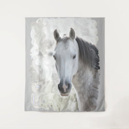 白い夢の馬 タペストリー