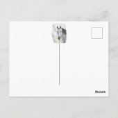 白い夢の馬 ポストカード (裏面)