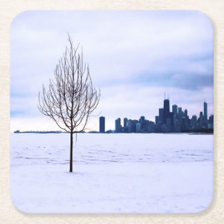 白い夢-コースター スクエアペーパーコースター