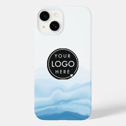 白い大理石とあなたのイメお気に入りのージiPhone14ケース Case-Mate iPhoneケース (裏面)