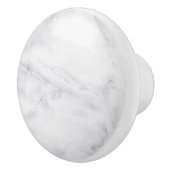 白い大理石のキャビネットの引き セラミックノブ (右)