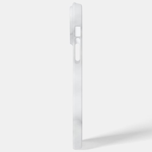 白い大理石のモダンスクリプパーソナライズされたト名 Case-Mate iPhoneケース (裏面 / 左)