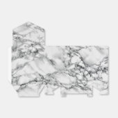 白い大理石の塗りつぶしボックス フェイバーボックス (折り畳みなし)