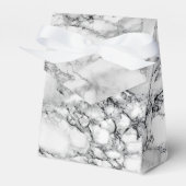 白い大理石の塗りつぶしボックス フェイバーボックス (正面サイド)