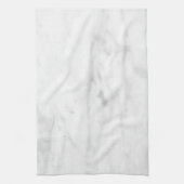 白い大理石の外観 キッチンタオル (縦)