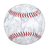 白い大理石の外観 野球ボール (正面)