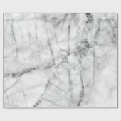白い大理石の床のテクスチャと背面のパターン ラッピングペーパー (フラット)