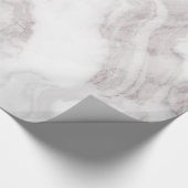 白い大理石の景色II ラッピングペーパー (角)