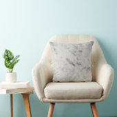 白い大理石の枕 クッション (椅子)