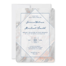 白い大理石の濃紺のバラの金ゴールドのエレガントな結婚式